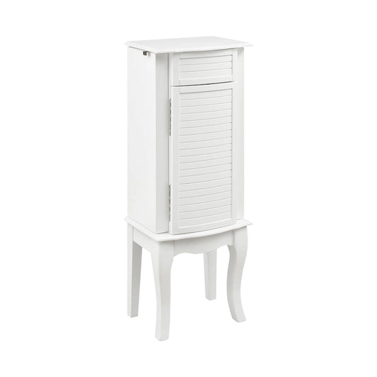 Rectangular Jewelry Armoire - 35.5 - White