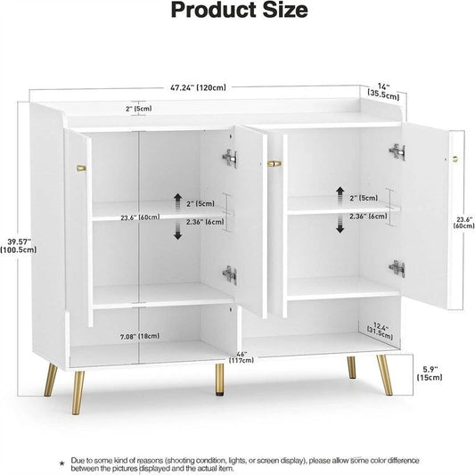 Buffet Cabinet - 14D x 47.24W x 39.57H