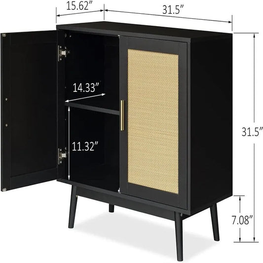 Sideboard Buffet Cabinet - 15.75D x 31.5W x 31.5H