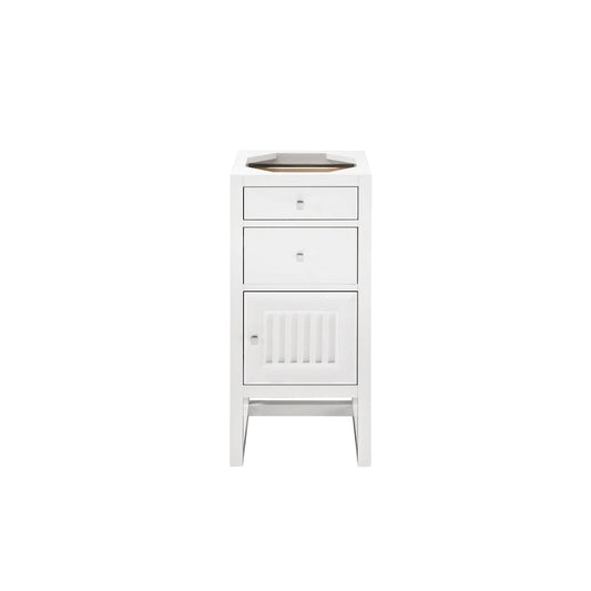 James Martin Vanities Athens 15 Cabinet w/ Drawers and Door, Glossy White