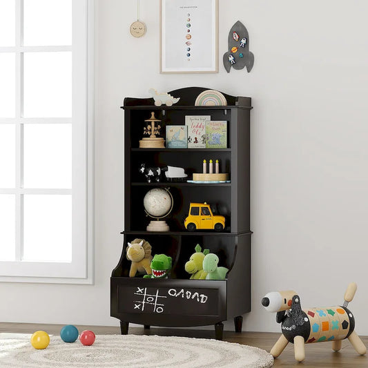COSTARS Kids Bookshelf and Toy Storage Open Bookshelf and Toy Organizer Cabinet
