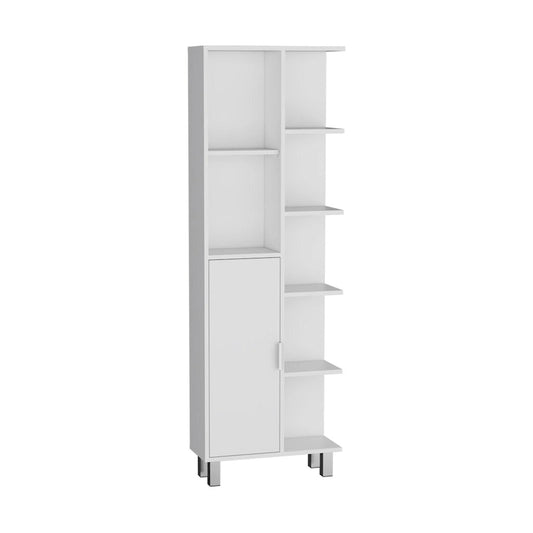 Crovie Linen 63-inch High Bathroom Cabinet Linen Storage
