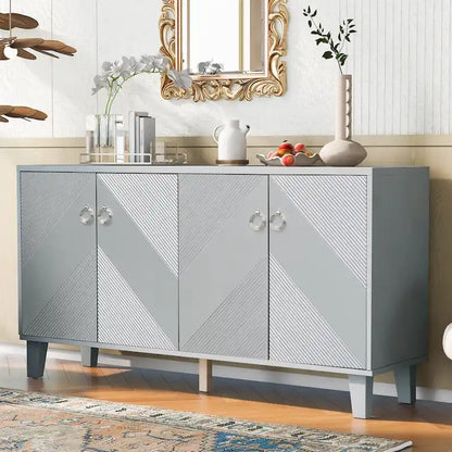 Luxury Cabinet Adorned with Geometric Patterns