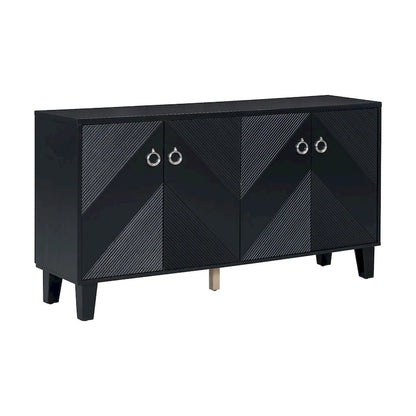 Luxury Cabinet Adorned with Geometric Patterns