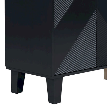 Luxury Cabinet Adorned with Geometric Patterns