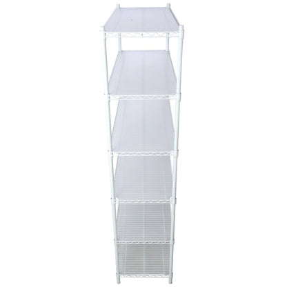 6-Tier Multifunctional Adjustable Shelf with Wheels, 6000LBS Capacity