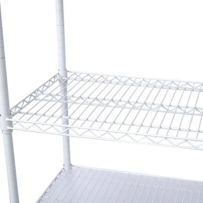 6-Tier Multifunctional Adjustable Shelf with Wheels, 6000LBS Capacity