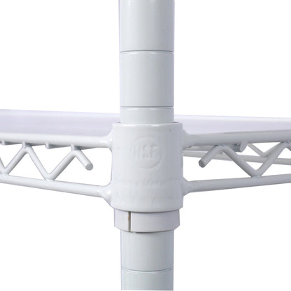 6-Tier Multifunctional Adjustable Shelf with Wheels, 6000LBS Capacity