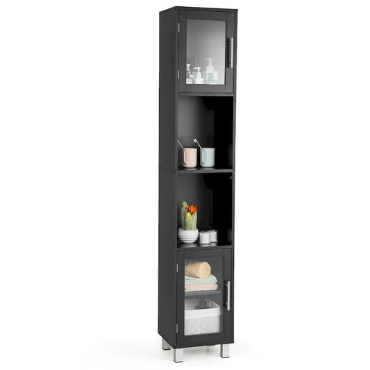 Costway 71 Tall Tower Bathroom Storage Cabinet Organizer Display - See Details