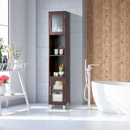 Costway 71 Tall Tower Bathroom Storage Cabinet Organizer Display - See Details