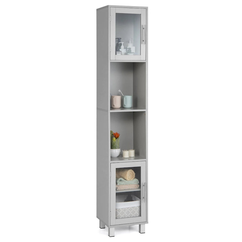 Costway 71 Tall Tower Bathroom Storage Cabinet Organizer Display - See Details