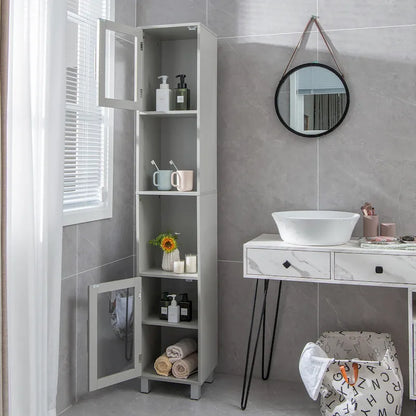 Costway 71 Tall Tower Bathroom Storage Cabinet Organizer Display - See Details