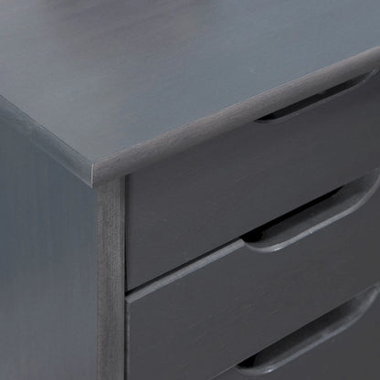 26 Gray Rolling Storage Cabinet with 6 Drawer