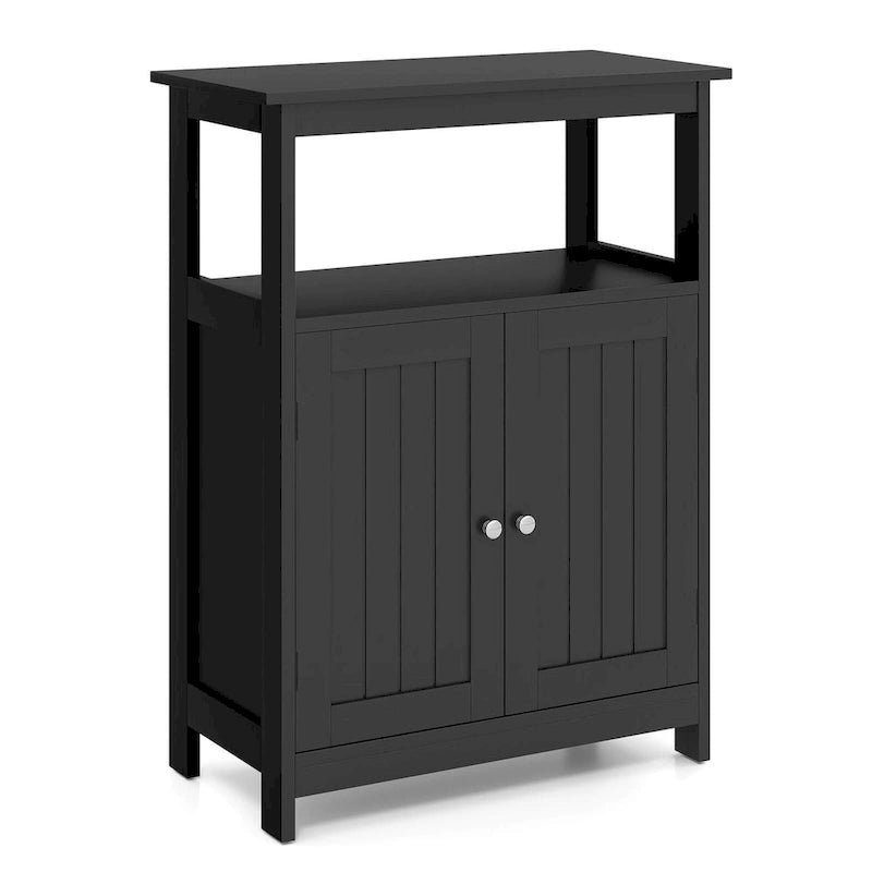Costway Bathroom Floor Cabinet Freestanding Storage Organizer with 2 - See Details