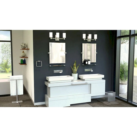 Gatco 5656 A-Line 20 Glass Bathroom Shelf