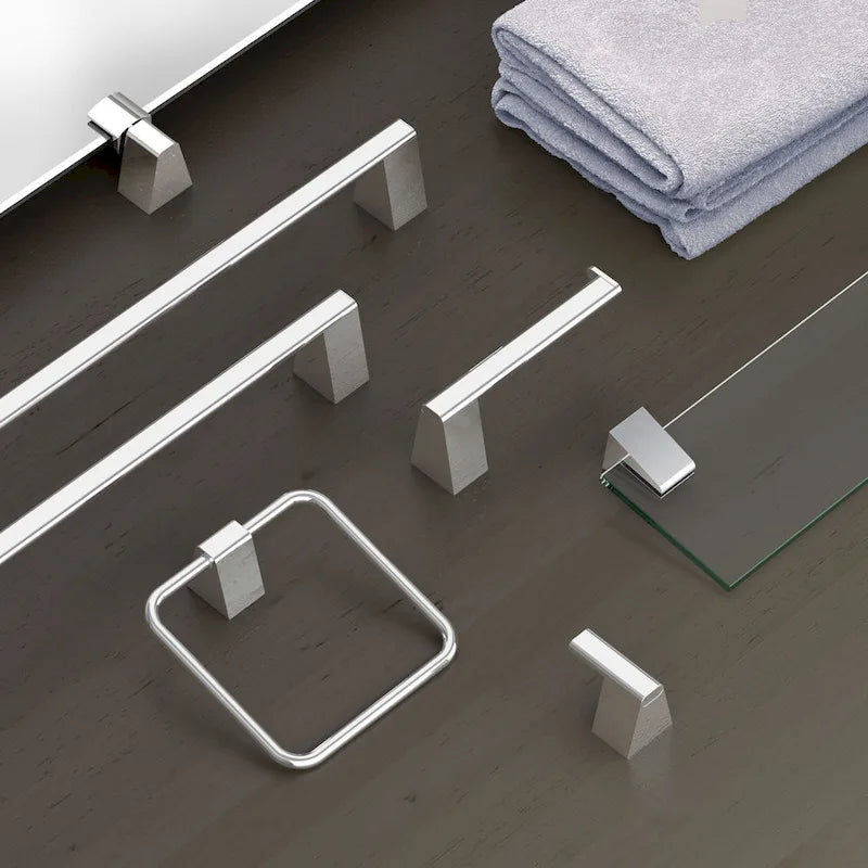 Gatco 5656 A-Line 20 Glass Bathroom Shelf