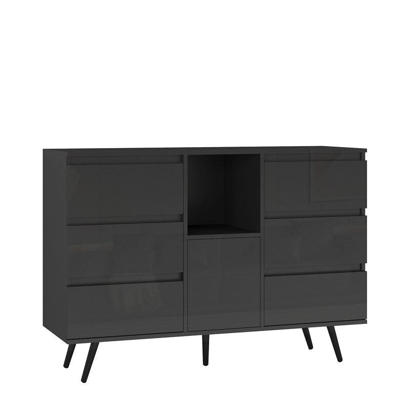Sideboard Buffet Storage Cabinet with Led Light for Living Room