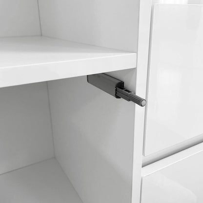 Sideboard Buffet Storage Cabinet with Led Light for Living Room