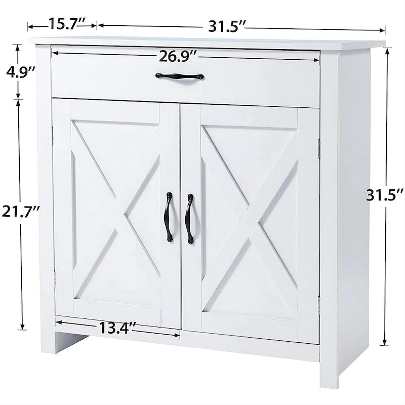 AVAWING Kitchen Sideboard Buffet Cabinet Entryway Cupboard Server