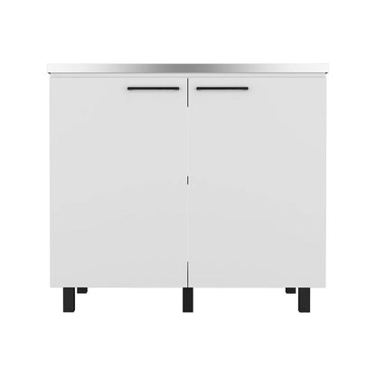 Napoles-2 39 Wide Double Door Utility Sink Stainless steel - N/A