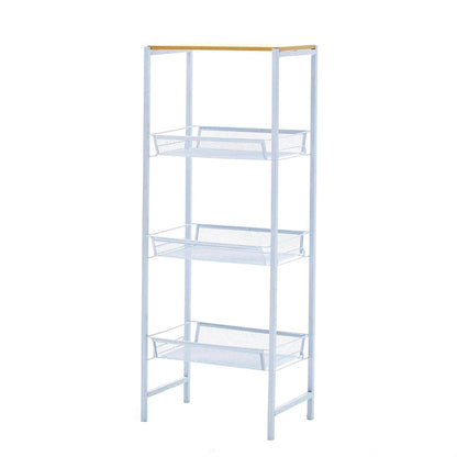 Porthos Home Blake 3-tier Storage Shelves, Mesh Trays And Metal Frame