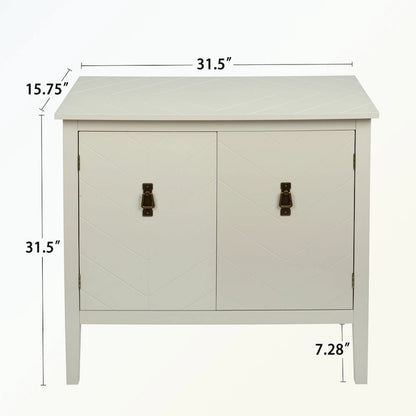 2 Door Wooden Sideboard Cabinets