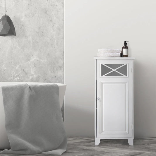 Teamson Home Dawson Freestanding Slim Floor Cabinet - 13L x 15W x 32H