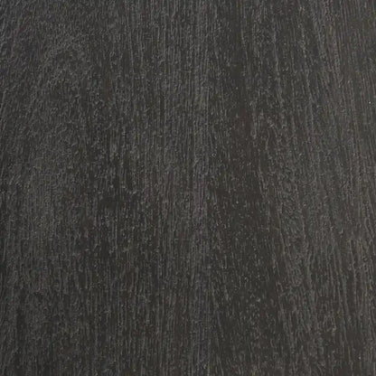 Ward Dark Brown Solid Wood w/ Black Iron Base 3 Drawer Accent Cabinet