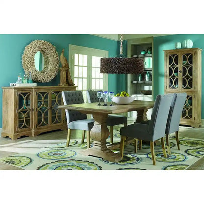 Pengrove 38-Inch Wide Mango Wood Cabinet