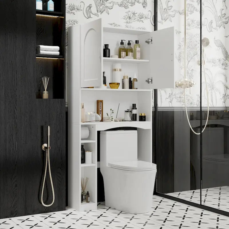 Over The Toilet Storage Cabinet Above Toilet Storage Cabinet with Door