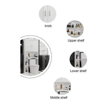 Over The Toilet Storage Cabinet Above Toilet Storage Cabinet with Door