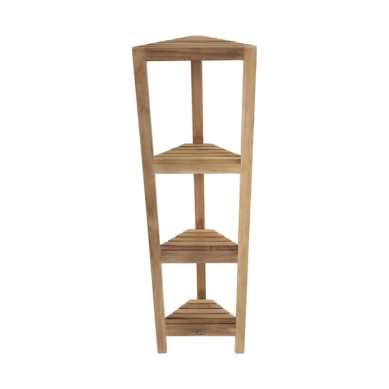 Teak Corner Shelf Fiji 50 (128cm) 4 tiers