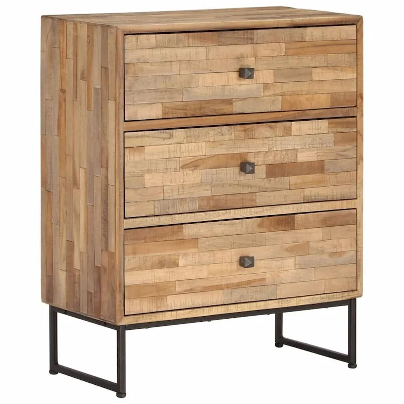 vidaXL Sideboard Reclaimed Teak Wood 23.6x11.8x29.5