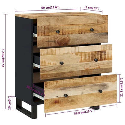 vidaXL Cabinet Storage Accent Sideboard Console Cabinet Cupboard with Drawers