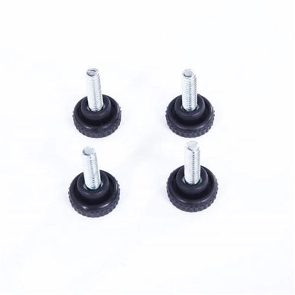 Fan-shaped Carbon Steel Metal Assembly 4-Tier Storage Rack Silver Grey - 11.81 x 11.81 x 35.43