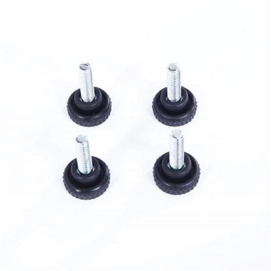 Fan-shaped Carbon Steel Metal Assembly 4-Tier Storage Rack Silver Grey - 11.81 x 11.81 x 35.43
