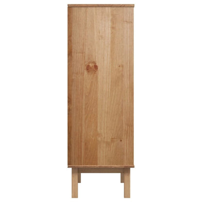 vidaXL Highboard OTTA 33.5x16.9x49.2 Solid Wood Pine - 33.5 x 16.9 x 49.2