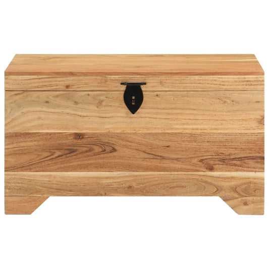 vidaXL Storage Chest Solid Acacia Wood - 28.7 x 15.4 x 16.1