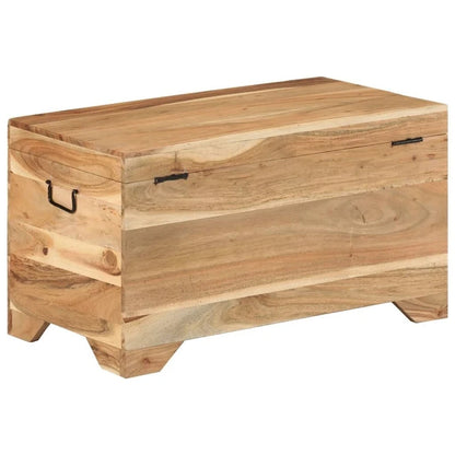 vidaXL Storage Chest Solid Acacia Wood - 28.7 x 15.4 x 16.1