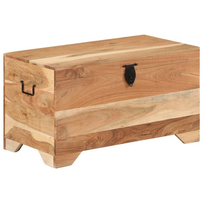 vidaXL Storage Chest Solid Acacia Wood - 28.7 x 15.4 x 16.1