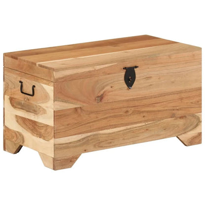 vidaXL Storage Chest Solid Acacia Wood - 28.7 x 15.4 x 16.1