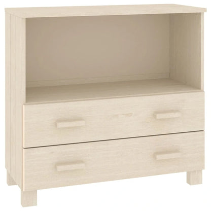 vidaXL Sideboard Buffet Console Cabinet for Bedroom HAMAR Solid Wood Pine - 33.5x13.8x31.5