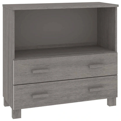 vidaXL Sideboard Buffet Console Cabinet for Bedroom HAMAR Solid Wood Pine - 33.5x13.8x31.5