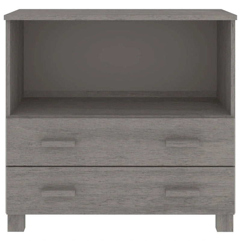 vidaXL Sideboard Buffet Console Cabinet for Bedroom HAMAR Solid Wood Pine - 33.5x13.8x31.5