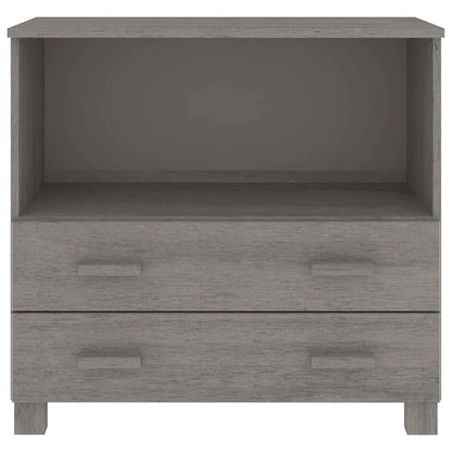 vidaXL Sideboard Buffet Console Cabinet for Bedroom HAMAR Solid Wood Pine - 33.5x13.8x31.5
