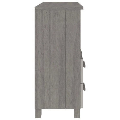 vidaXL Sideboard Buffet Console Cabinet for Bedroom HAMAR Solid Wood Pine - 33.5x13.8x31.5