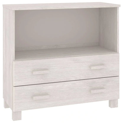vidaXL Sideboard Buffet Console Cabinet for Bedroom HAMAR Solid Wood Pine - 33.5x13.8x31.5