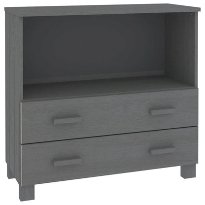 vidaXL Sideboard Buffet Console Cabinet for Bedroom HAMAR Solid Wood Pine - 33.5x13.8x31.5