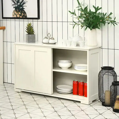 Antique Stackable Kitchen Storage Sideboard with Height Adjustable Shelf - 42 x 13 x 23.5 (L x W x H)