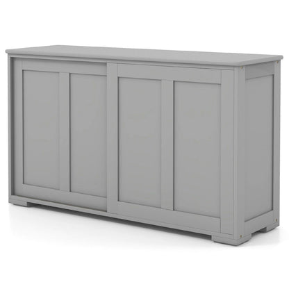 Antique Stackable Kitchen Storage Sideboard with Height Adjustable Shelf - 42 x 13 x 23.5 (L x W x H)